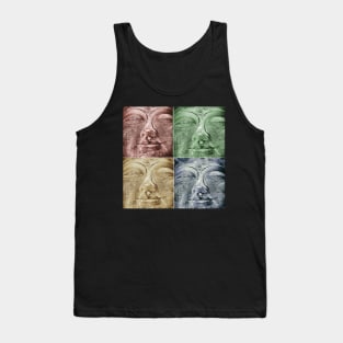 4 Faces Buddha Tank Top